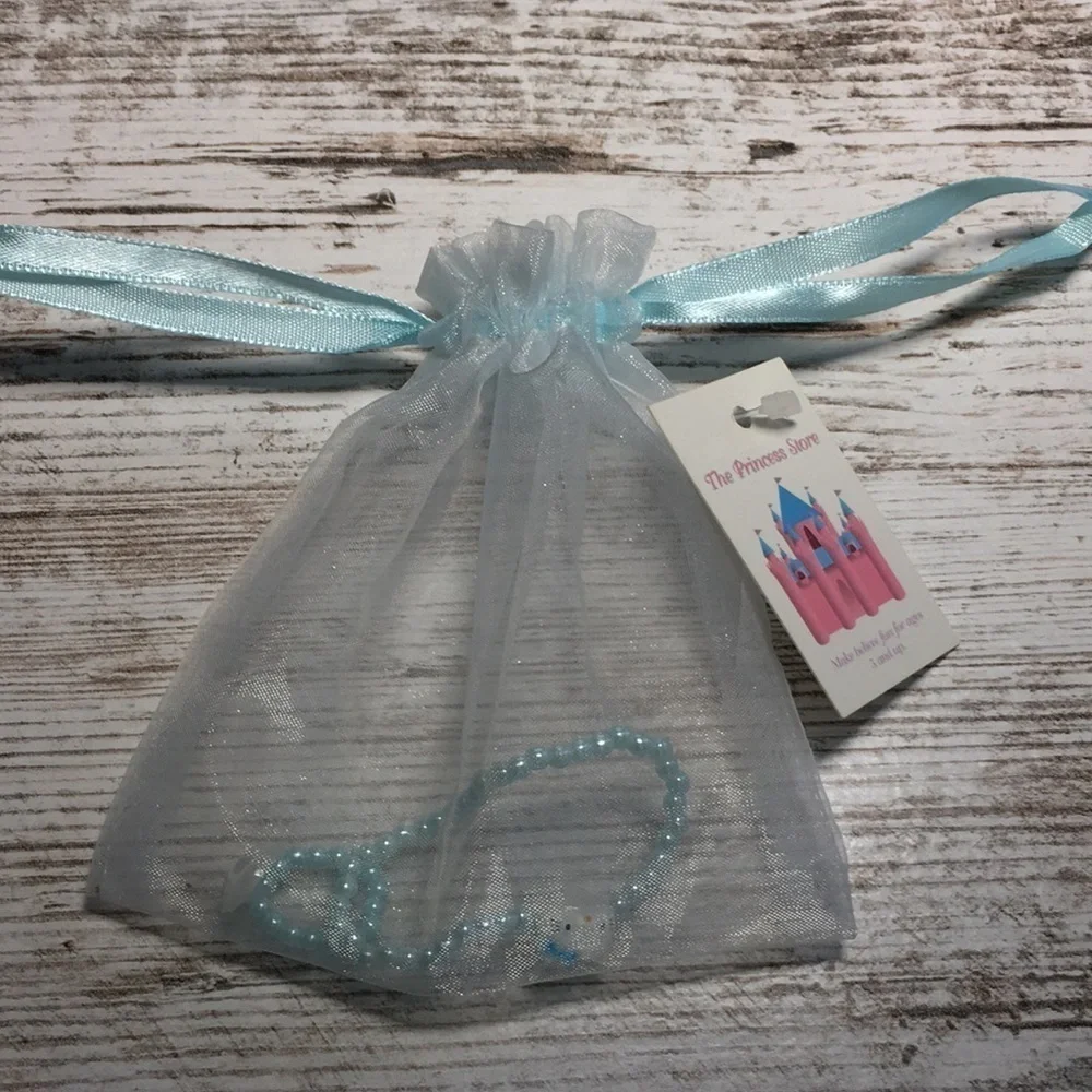 Hello Kitty Toddler Blue Pearl Bracelet Ring Set The Princess Store